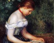 The Reader, Seated Young Woman